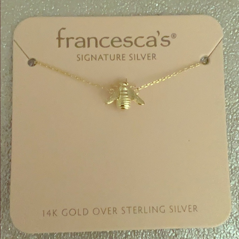 Bumble bee necklace